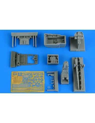 F/A-18E Super Hornet cockpit set for MENG, 1/48 - Aires 4900