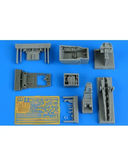 [NO_DESC] F/A-18E Super Hornet cockpit set for MENG, 1/48 - Aires 4900