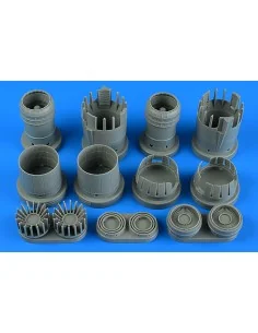 SR-71A Blackbird exhaust nozzles - closed, 1/48 - Aires 4902