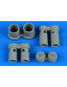 F-5E/F Tiger II exhaust nozzles for AFV CLUB/EDUARD, 1/48 - Aires 4909