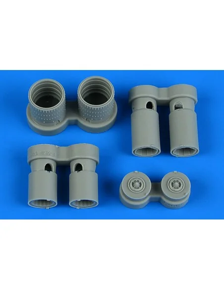 F-5E/F Tiger II exhaust nozzles for AFV CLUB/EDUARD, 1/48 - Aires 4909