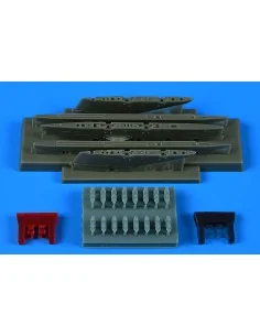 RF-5E Tiger II pylons & missile launchers für AFV CLUB, 1/48 - Aire...