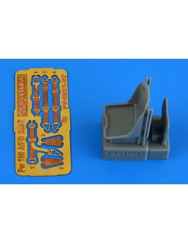 Fw 190A/F/D seat, 1/48 - Aires 4927