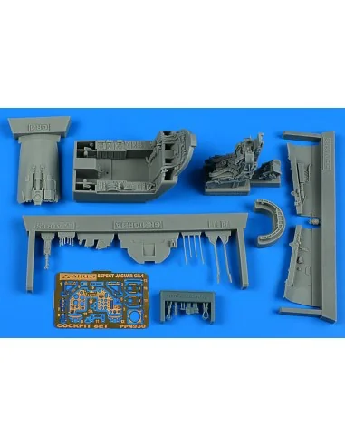 Sepecat Jaguar GR.1 cockpit set for Airfix, 1/48 - Aires 4930