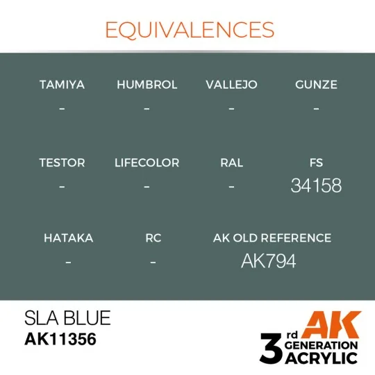 SLA Blue - AK Interactive AK11356