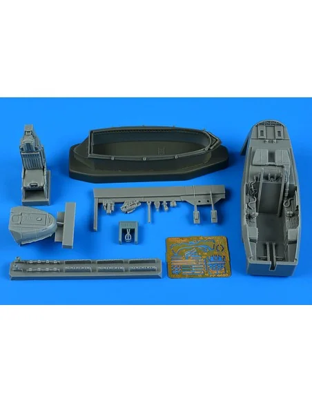 F-22A Raptor cockpit set for Hasegawa, 1/48 - Aires 4935