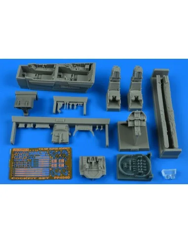 F/A-18F Super Hornet cockpit set for MENG, 1/48 - Aires 4940
