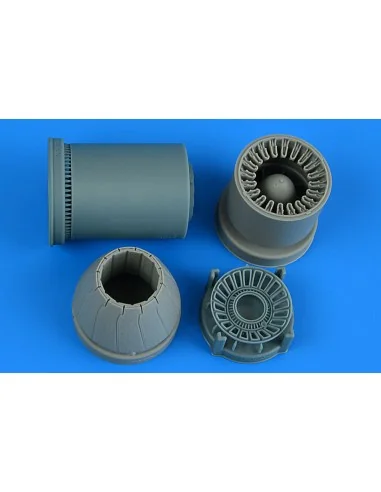 F-16C/D Block 30/40/50 exhaust nozzle - closed for Kinetic, 1/48 - ...