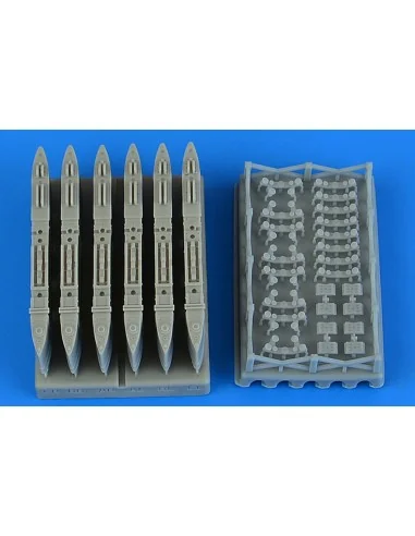 [NO_DESC] Mil Mi-8MT/Mi-17 pylons for Trumpeter, 1/48 - Aires 4958