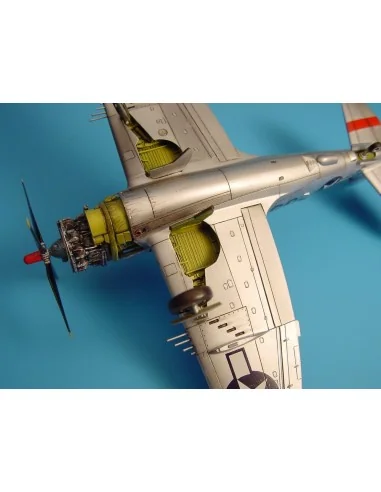 P-47 Thunderbolt wheel bays for ACADEMY, 1/72 - Aires 7055