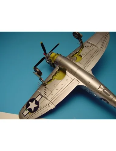 P-47 Thunderbolt wheel bays for ACADEMY, 1/72 - Aires 7055