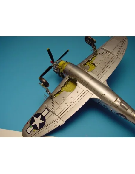 P-47 Thunderbolt wheel bays for ACADEMY, 1/72 - Aires 7055
