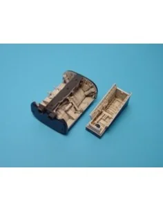F-8 Crusader wheel bay for Academy, 1/72 - Aires 7112