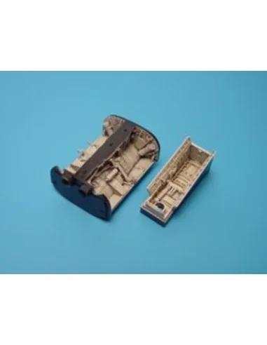 F-8 Crusader wheel bay for Academy, 1/72 - Aires 7112