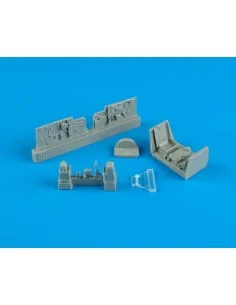 Bf 109G-10 Cockpit Set für Revell Bausatz, 1/72 - Aires 7143