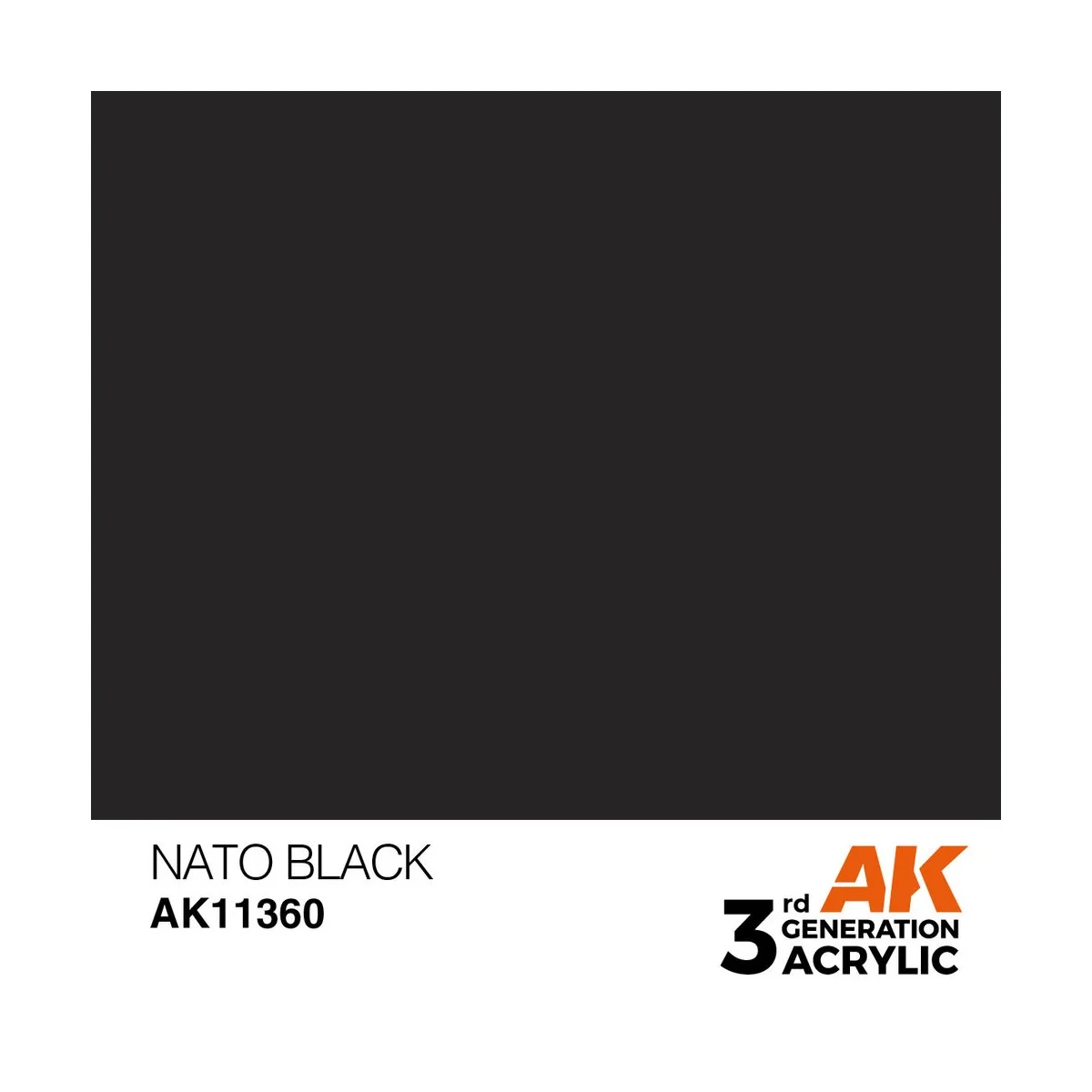 NATO Black - AK Interactive AK11360 NATO Black - AK Interactive AK11360
