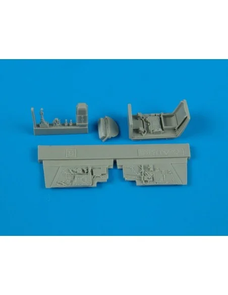 BF 109G-6 cockpit set Für FINE MODELS Bausatz, 1/72 - Aires 7156