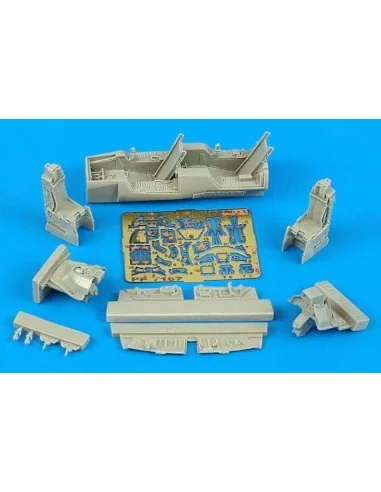 F-16D Fightning Falcon cockpit set Für Hasegawa Bausatz., 1/72 - Ai...