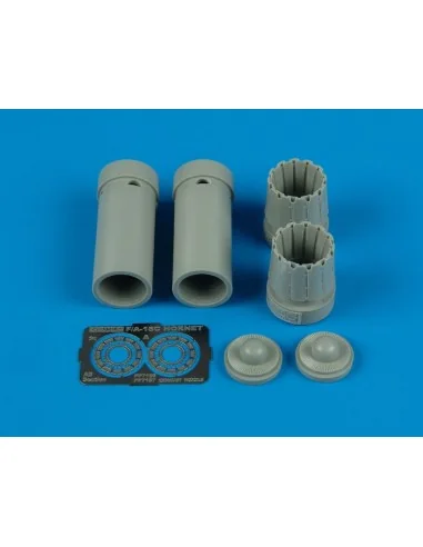 F/A-18C exhaust nozzles - opened für Hasegawa Bausatz, 1/72 - Aires...