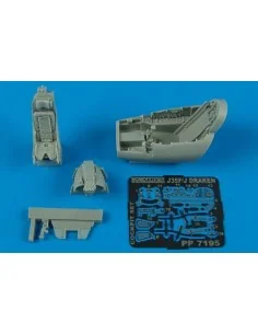 J35F/J Draken cockpit set für Hasegawa Bausatz, 1/72 - Aires 7195