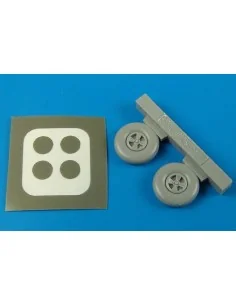 Hurricane wheels & paint masks for Hasegawa kit, 1/72 - Aires 7203