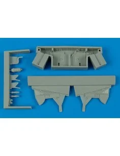 Hawker Hurricane Mk. I/II wheel bay Für Hasegawa Bausatz, 1/72 - Ai...