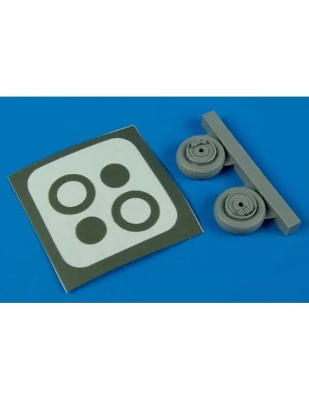 SAAB Tunnan J/S 29 wheels & paint masks Für Heller Bausatz, 1/72 - ...
