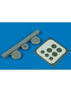 MiG-21F-13 wheels & paint masks Für Revell Bausatz, 1/72 - Aires 7219