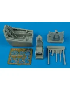 F-117A Nighthawk cockpit set für Hasegawa Bausatz, 1/72 - Aires 7222