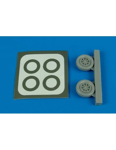 [NO_DESC] A-1H Skyraider (NAVY) wheels für Hasegawa Bausatz, 1/72 -...