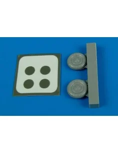 [NO_DESC] Bf 109G-10/K wheels & paint masks, 1/72 - Aires 7224