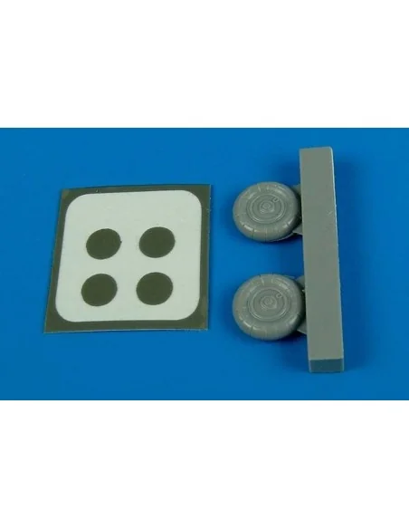 Bf 109G-10/K wheels & paint masks, 1/72 - Aires 7224