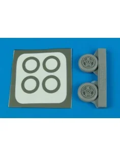 A-7A/B/E Corsiar II wheels & paint masks für Hobby Boss Bausatz, 1/...