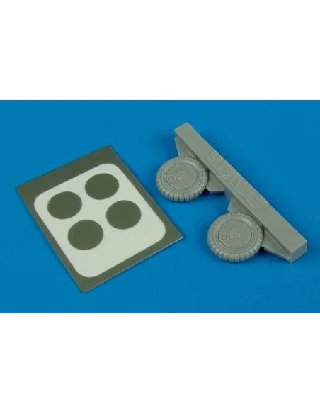 Bf 109G-6 wheel & paint masks, 1/72 - Aires 7233