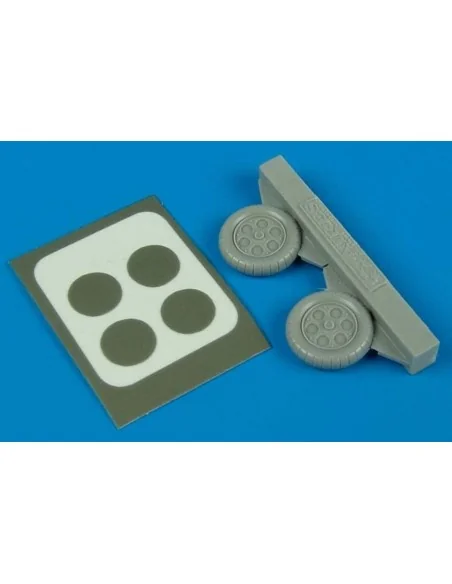 Fw 190A-3/A-5 wheels, 1/72 - Aires 7234