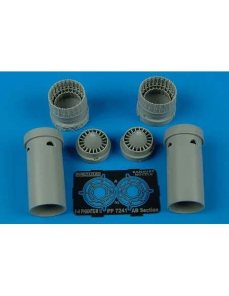 [NO_DESC] F-4B, C, D, N Phantom II exhaust nozzles, 1/72 - Aires 7241