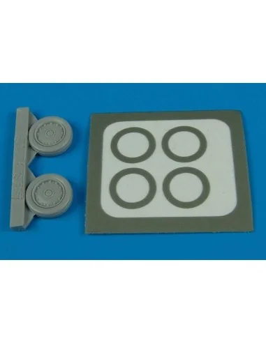 A-4 Skyhawk wheels (late) & paint masks, 1/72 - Aires 7242