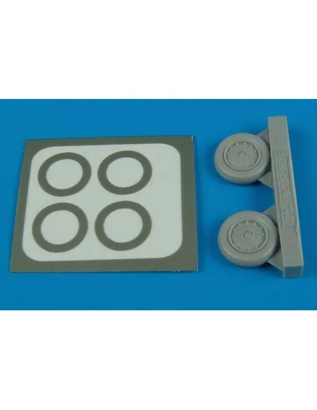 F-8 Crusader wheels & paint masks, 1/72 - Aires 7243