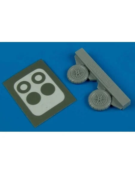 Bf 109E/F wheels, 1/72 - Aires 7245