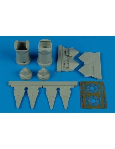 [NO_DESC] F-22A Raptor exhaust nozzles (REV), 1/72 - Aires 7248