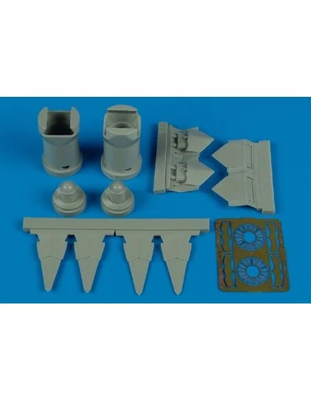 F-22A Raptor exhaust nozzles (REV), 1/72 - Aires 7248