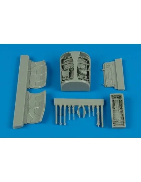F-16l Sufa wheel bay for Hasegawa, 1/72 - Aires 7254