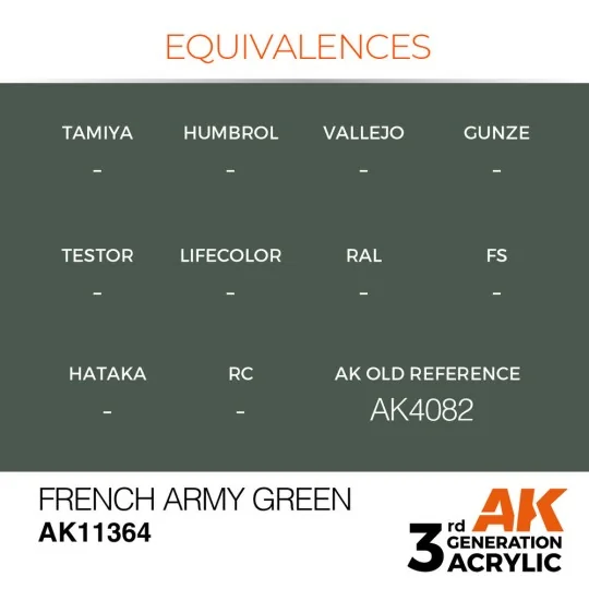 French Army Green - AK Interactive AK11364