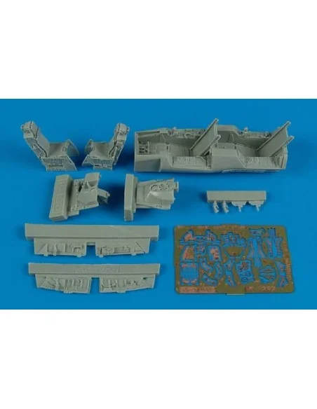 F-16l Sufa cockpit set for Kinetic, 1/72 - Aires 7262
