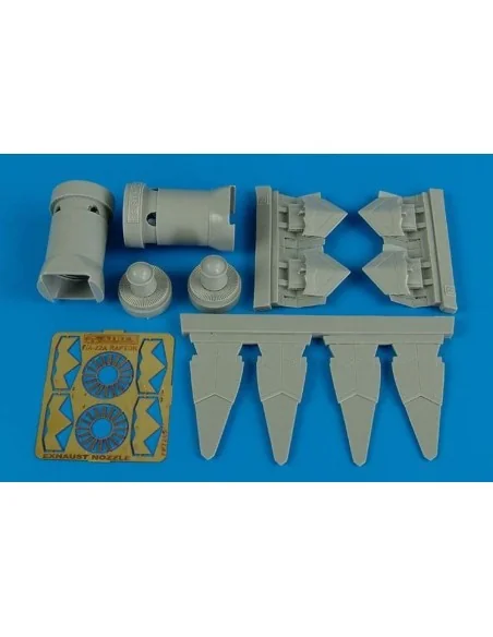 F-22A Raptor exhaust nozzle for Academy, 1/72 - Aires 7265