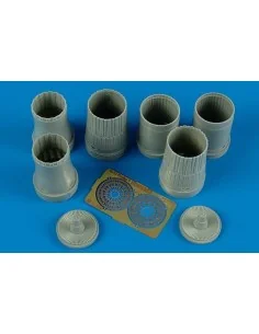 Su-33 Flanker D exhaust nozzles (HAS), 1/72 - Aires 7267