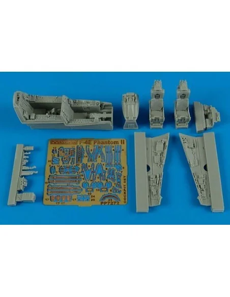 F-4E Phantom II cockpit set for Hasegawa, 1/72 - Aires 7272