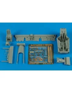 Su-33 Flanker D cockpit set for Hasegawa, 1/72 - Aires 7273