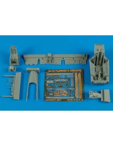 Su-33 Flanker D cockpit set for Hasegawa, 1/72 - Aires 7273