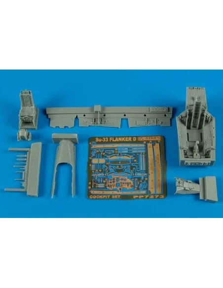 Su-33 Flanker D cockpit set for Hasegawa, 1/72 - Aires 7273